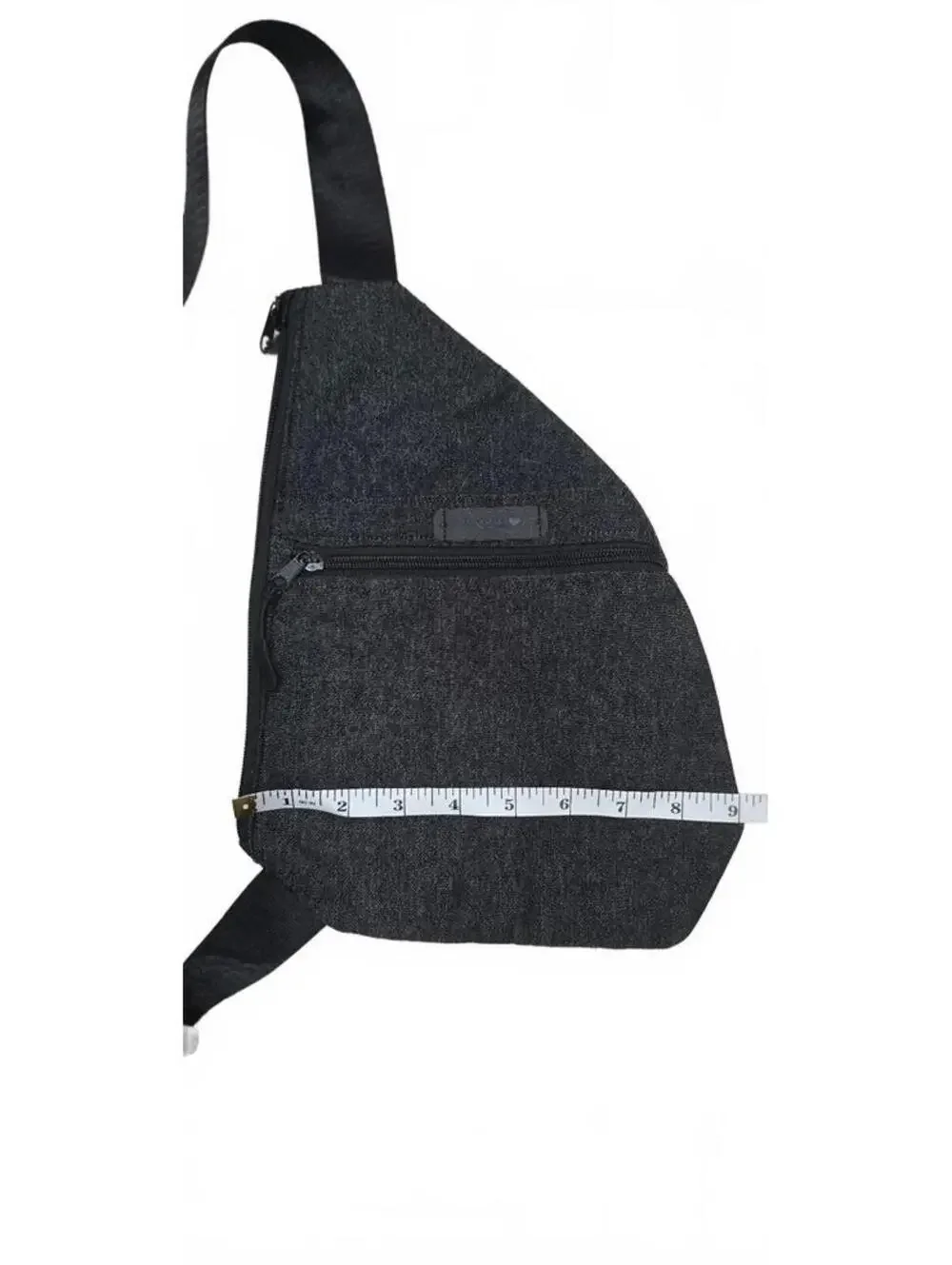 Heart Made with Love Black Crossbody Sling Bag